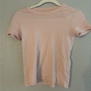 Brandy Melville Light Pink Hallie Top